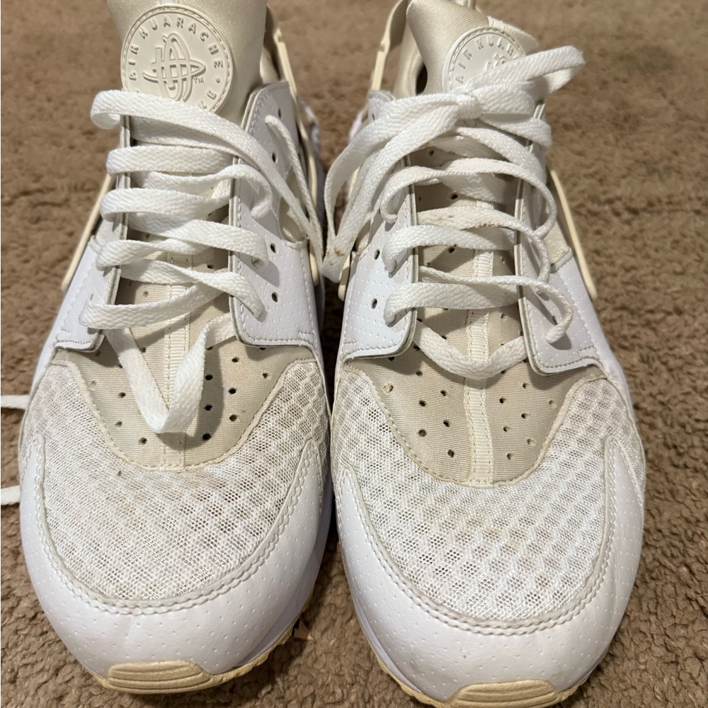 White and Cream Sneakers